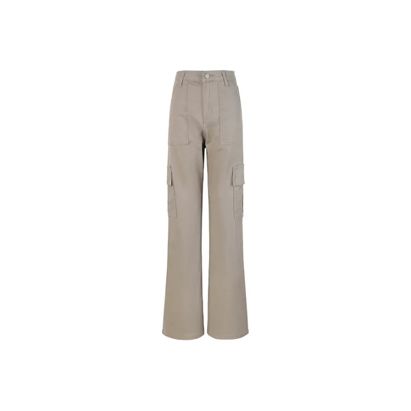 ZAZN Casual Pants Women's Khaki-2