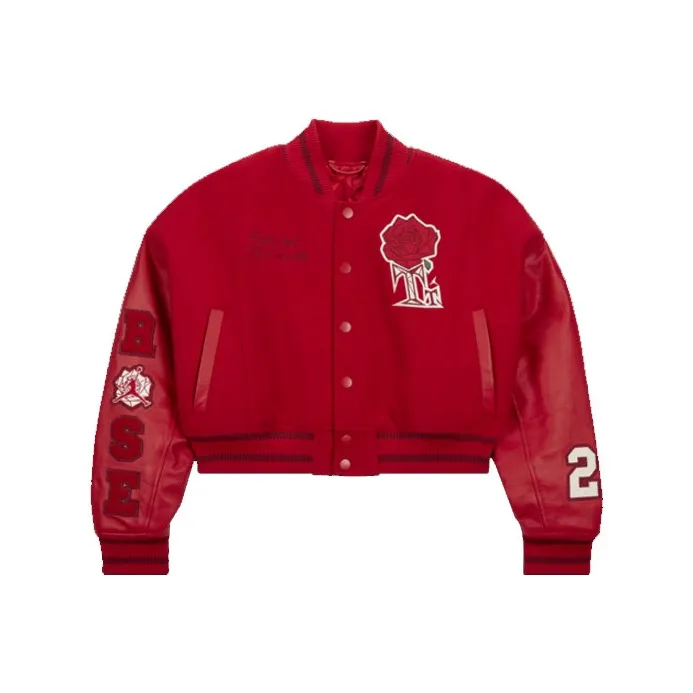 Jordan X Teyana Taylor Women's Varsity Jacket Gym Red/Sail/Team Red-0