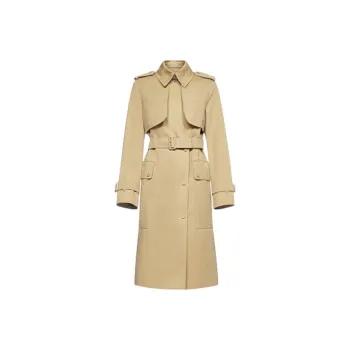 Burberry Trench Coats Women's Light Brown