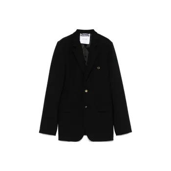 MOSCHINO Single Breasted Crepe Blazer