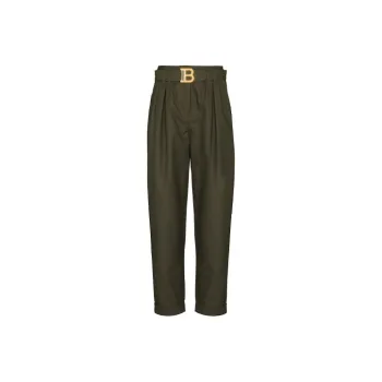 BALMAIN Casual Pants Women's Green