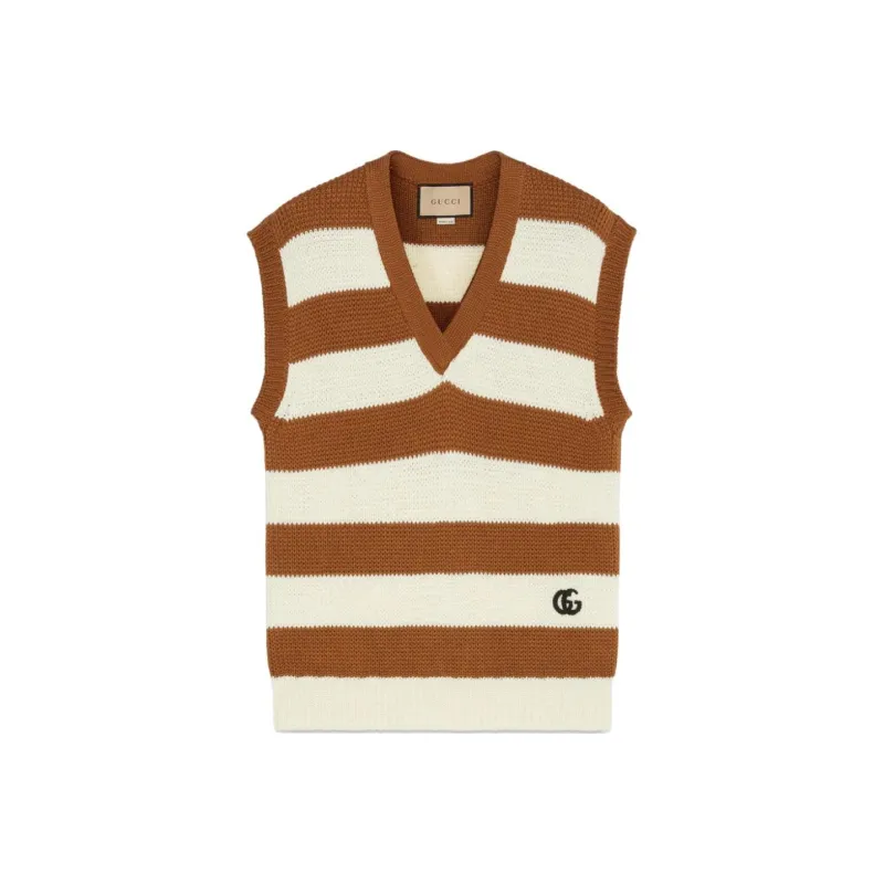 GUCCI Vests Women's Brown-0