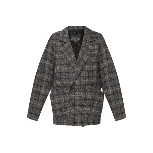 R13 Plaid check Double breasted Blazer