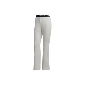 Adidas Knitted Sports Pants Women's Track Gray