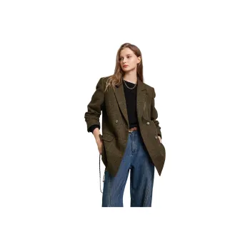 Bethine x PAZCAT Business Suit Women's Army Green