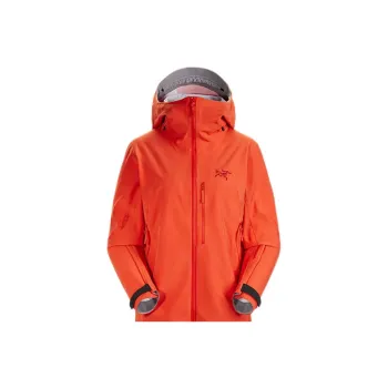 Arcteryx Water Resistant Windbreaker Jacket Women's Shun Red