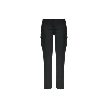 Misbhv Logo Embroidered Striped Trousers