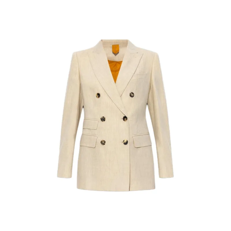MaxMara Business Suits Coats Women's Cream White-0