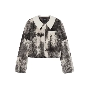 MEETLADY Velvet feel Coat Women's Coffee