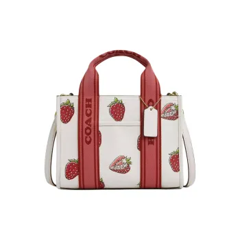 COACH Smith Leather Tote Bag, Shopping Bag, Shoulder Bag, Handbag Medium Size Women's White