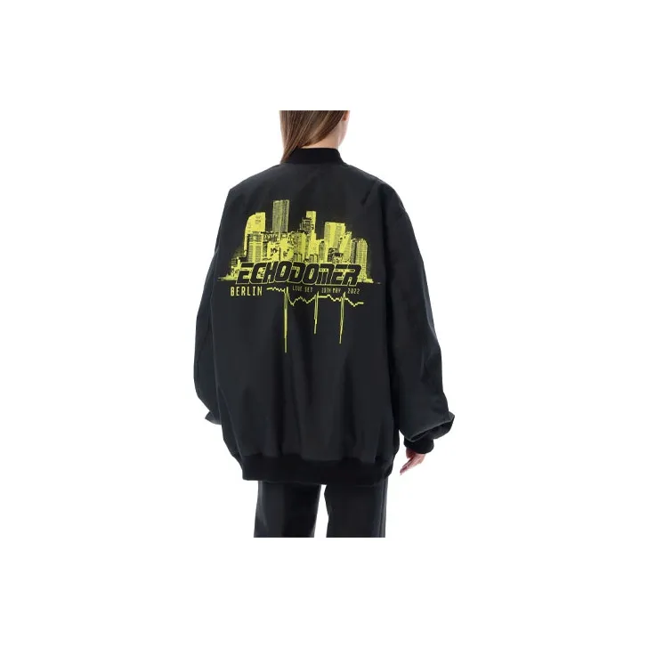 RAF SIMONS Echodomer print Bomber Jacket-0