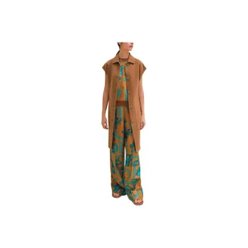 HERMES SS24 Coats Women's Umber