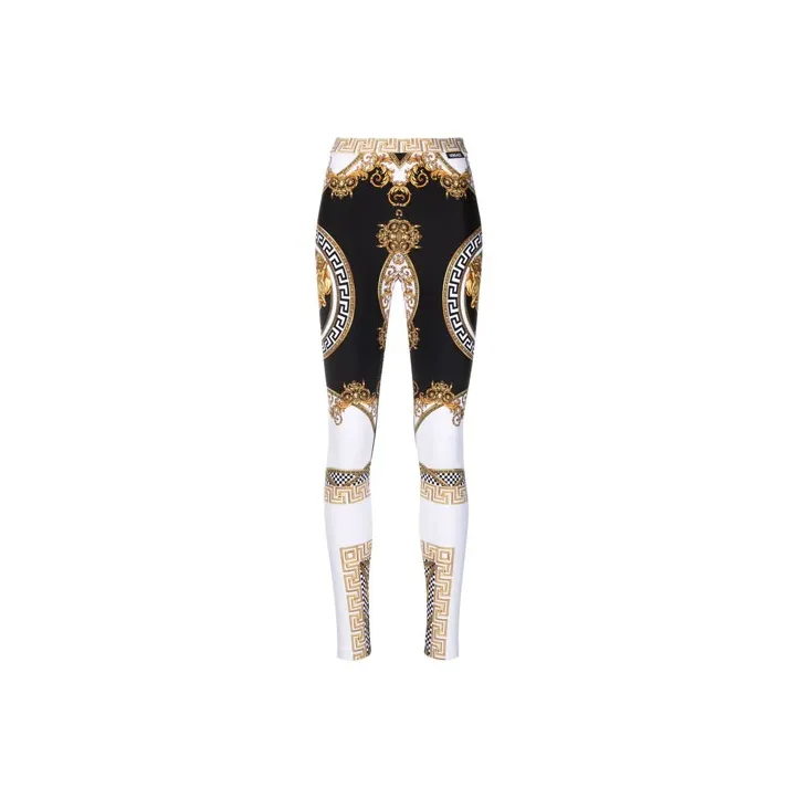 VERSACE Leggings Women's White-0