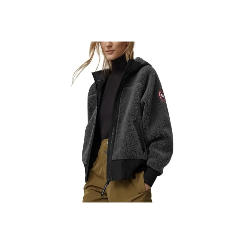 Canada Goose Simcoe Series Velvet Jackets Women's Iron Gray-0