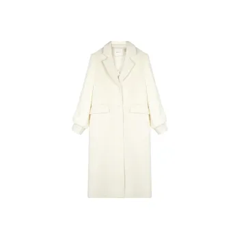 BLUEerror Coats Women's Milk White