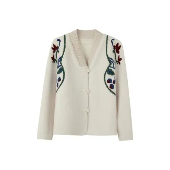 【dme】 Velvet feel Coat Women's Ecru