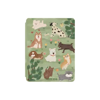Sopi Lawn Cute Puppy Compatibility With IPad Pro 12.9/air 5/mini 6/iPad Air 7/11/13 Inches Tablet Protective Cases