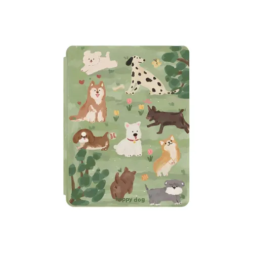 Sopi Lawn Cute Puppy Compatibility With IPad Pro 12.9/air 5/mini 6/iPad Air 7/11/13 Inches Tablet Protective Cases