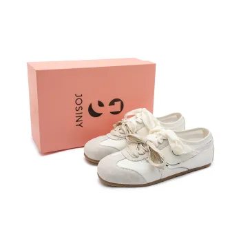 JOSINY Shock Absorbing, Non Slip, Wear Resistant, Breathable And Lightweight Casual Shoes Women's Ecru