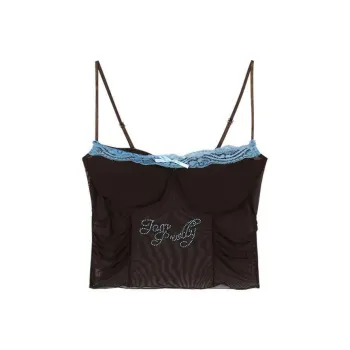 FOCOS STUDIO Tank Tops Women's Black Yiyi