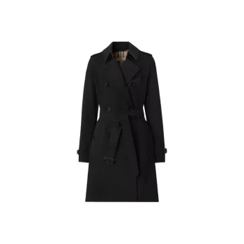 Burberry The Mid length Kensington Heritage Trench Coat