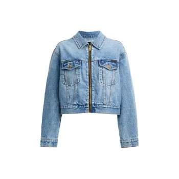 COACH Denim Jacket Women's Light Blue
