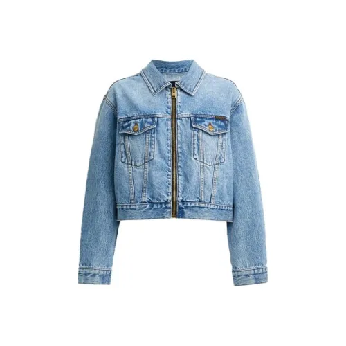 COACH Denim Jacket Women's Light Blue