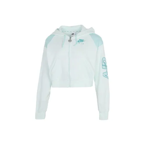 Nike Cropped Coats Women's Light Green