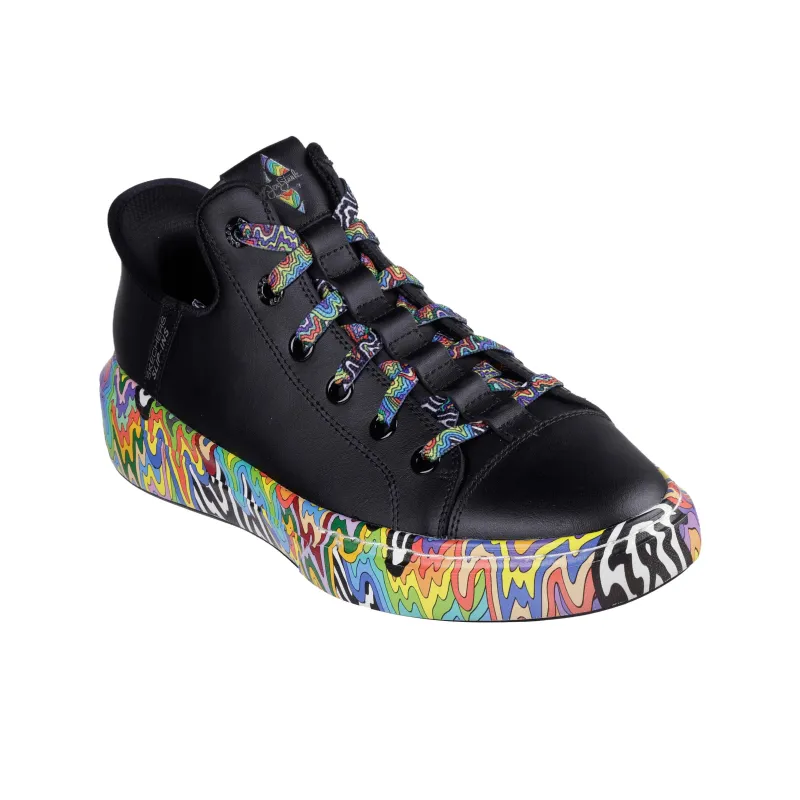 Snoop Dogg X Jen Stark x Skechers Snoop One Anti Slip Wear Resistant Low Top Casual Shoes Unisex Black-2