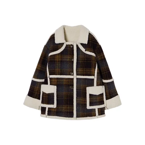 LA CRAWFISH Velvet-feel Coat Women's