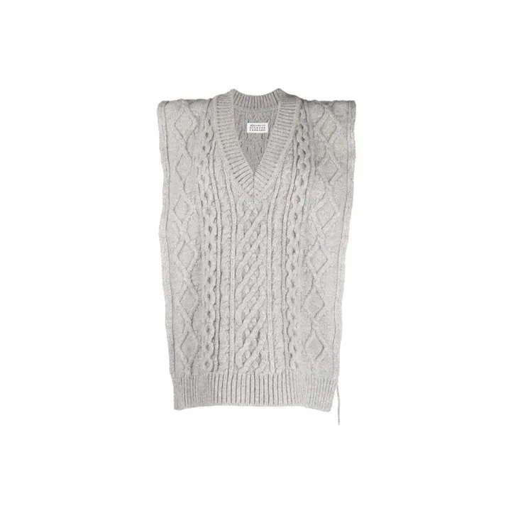 Maison Margiela Vests Women's Gray-0