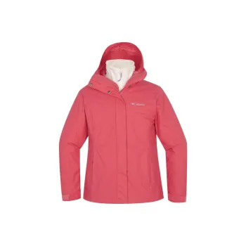 Columbia Outdoor Hiking Waterproof And Windproof To Keep Warm Windbreaker Jacket Women's Pink