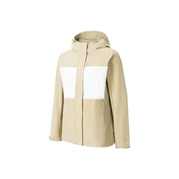 Anta Outdoor Collection Windbreaker Jacket Women's Khaki/Duck Down White