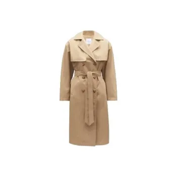Moncler Trench Coats Women's Yellow