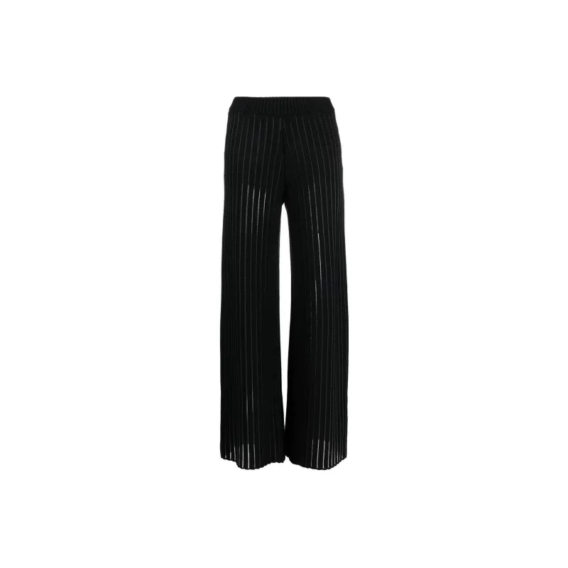 Fabiana Filippi Straight Leg Ribbed Trousers-0