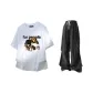 White+Black Pants
