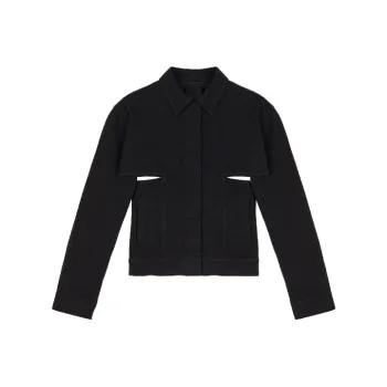 Givenchy Denim Jackets Women's Black