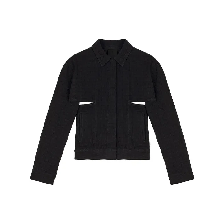 Givenchy Denim Jackets Women's Black-0