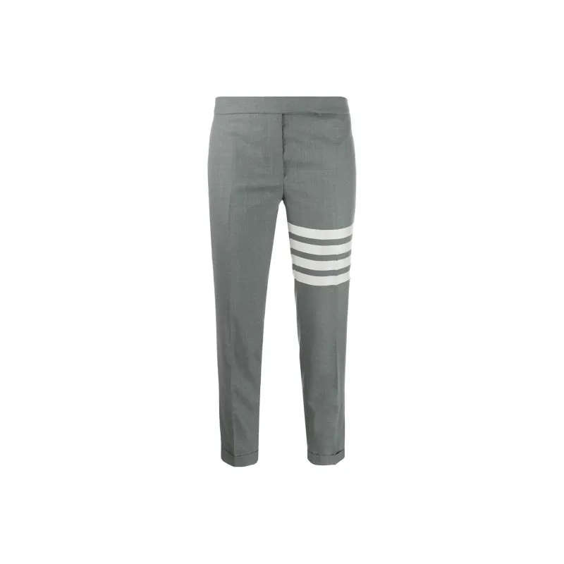 THOM BROWNE 4 Bar Tailored Cropped Pants-0