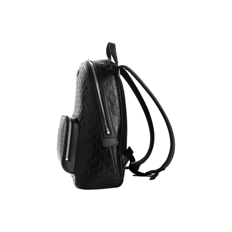 GUCCI Calfskin Backpack Men's Black-2