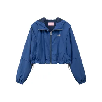 CHUU Cropped Coats Women's Electric Blue