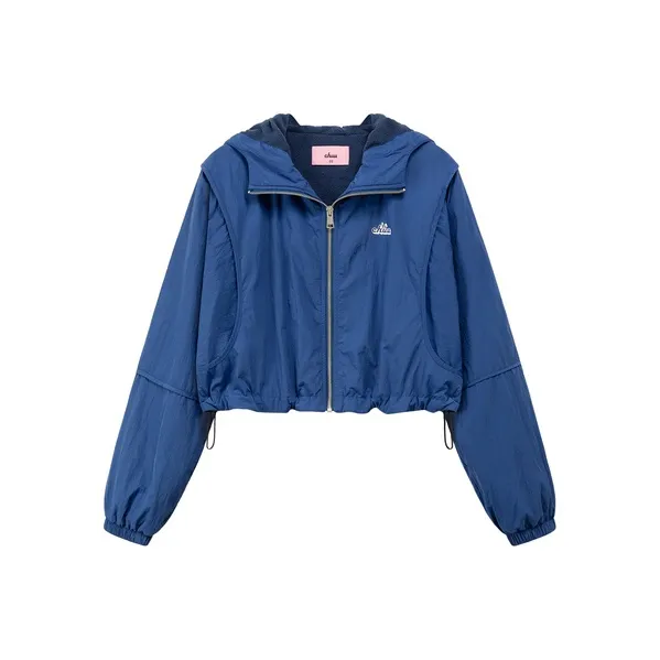 CHUU Cropped Coats Women's Electric Blue-0