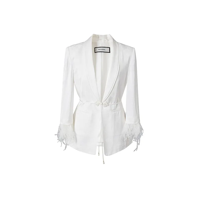 BADINA Business Suit Women's Raw White-0