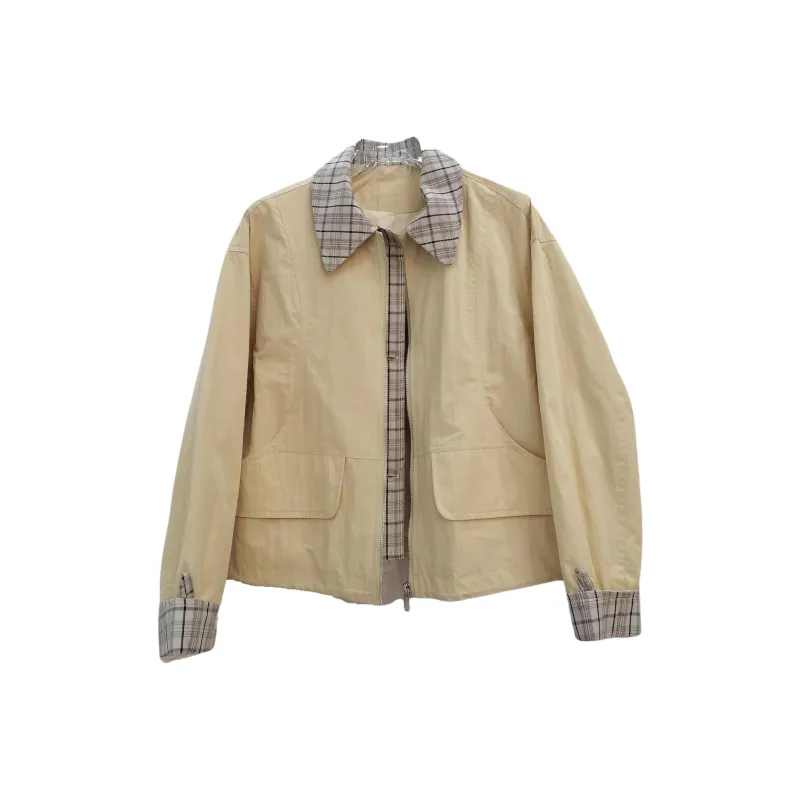 Mu Xiao Xin Cropped Coat Women's-1