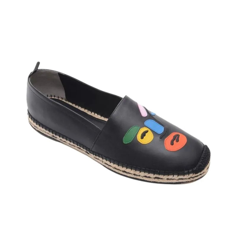 FENDI Espadrilles Men Black-2