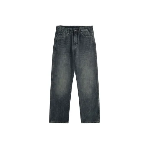 98SQUID Casual Pants Unisex Black Gray