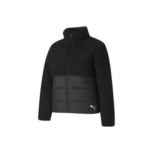 PUMA Sherpa Hybrid Velvet Jackets Women's Black