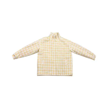 Crying Center Puffer Jacket Women's Yellow Khaki