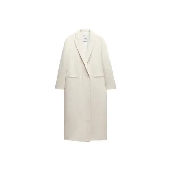 ZARA Coats Women's White