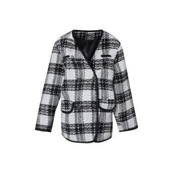 AURORA MUSE Cropped Coats Women's Black
